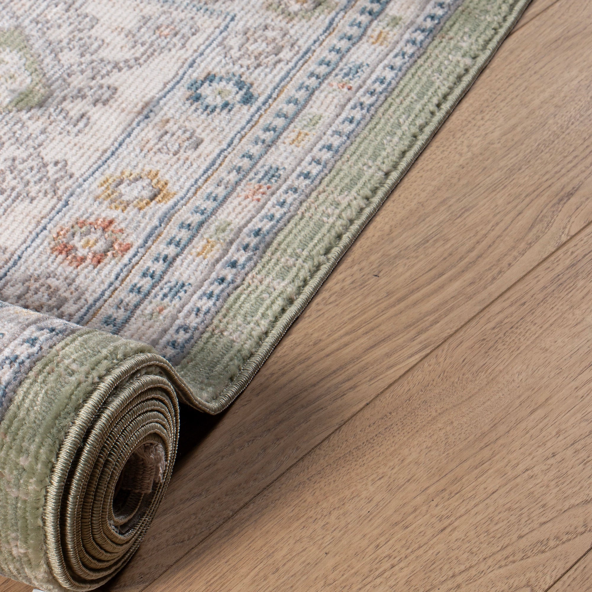 Olive Crest Vintage Medallion Rug