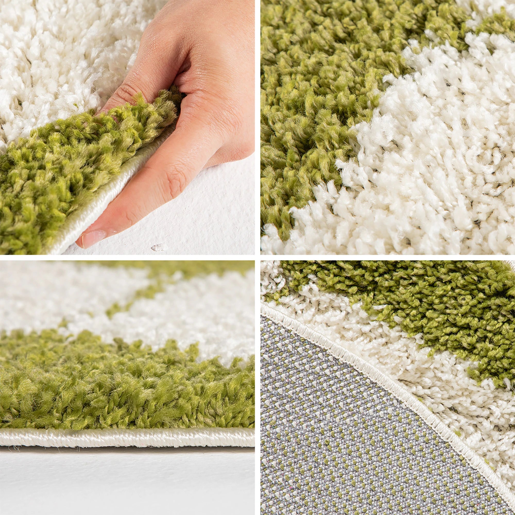 Football Rug Green