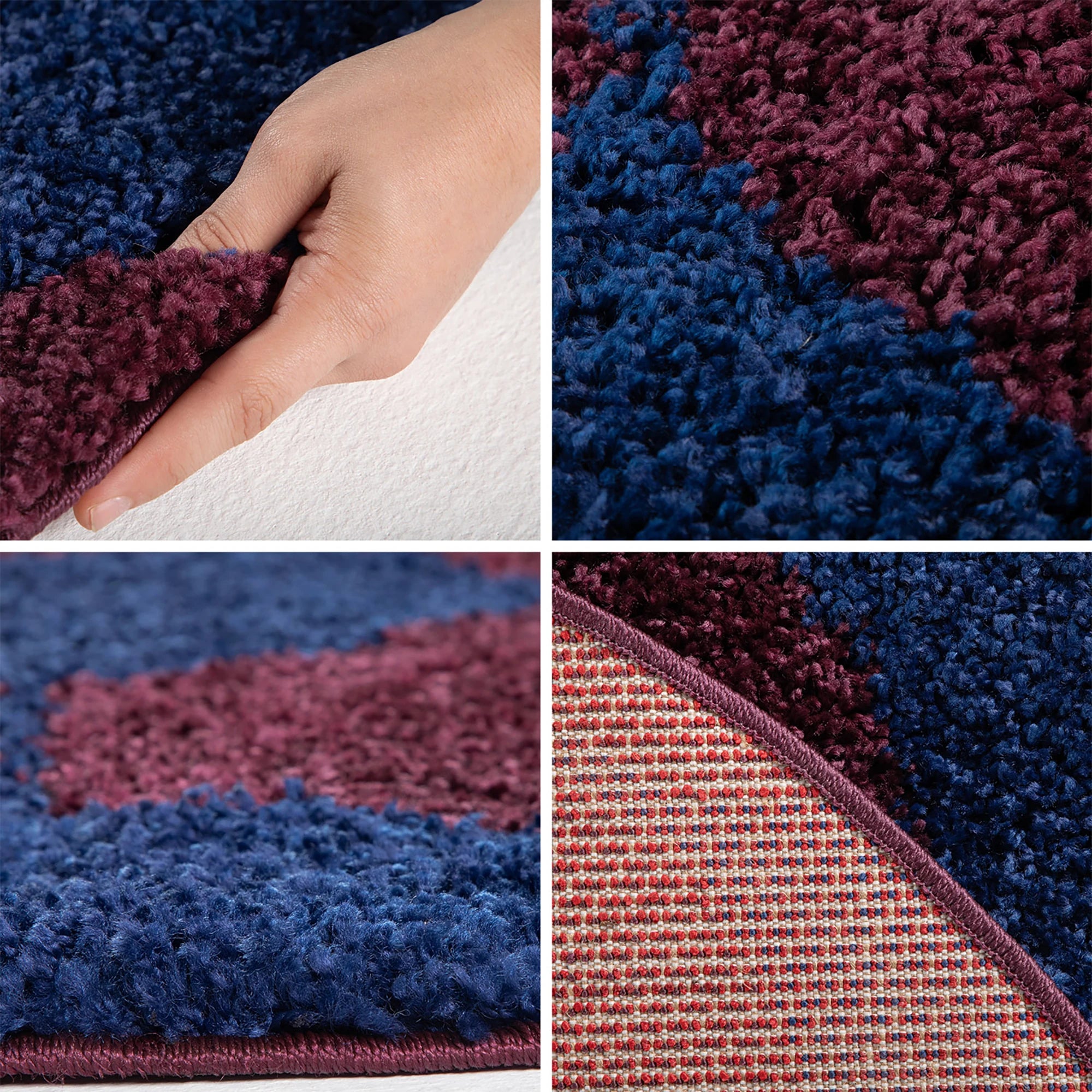 Football Rug Navy