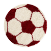 Football Rug Red Red