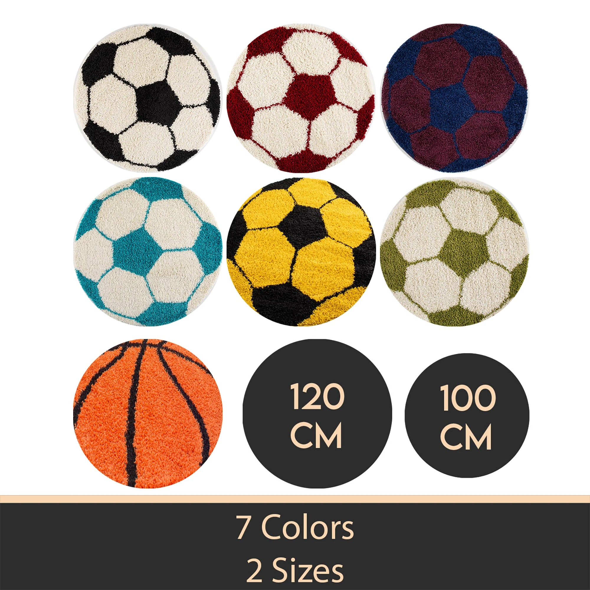 Football Rug Red