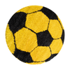 Football Rug Modern Yellow