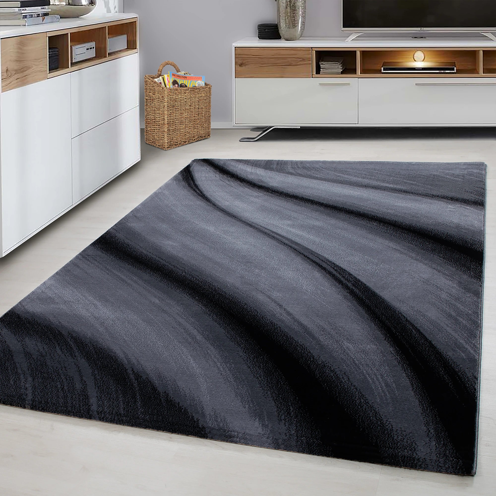 Abstract-waves Artistic Refined Floor Rug
