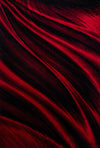 Abstract-waves Freeform Rug Red Red