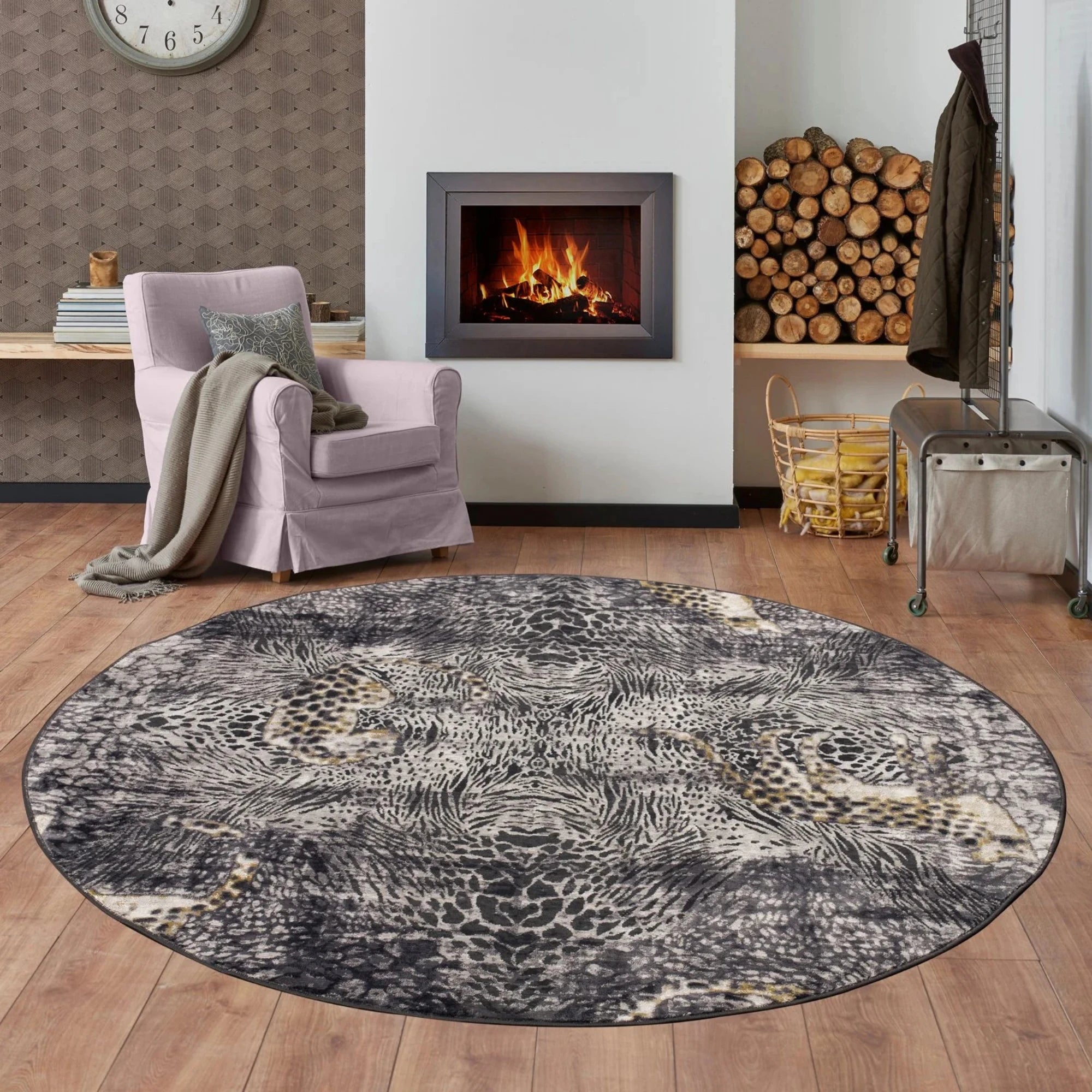 Savanna Cheetah Print Animal Rug