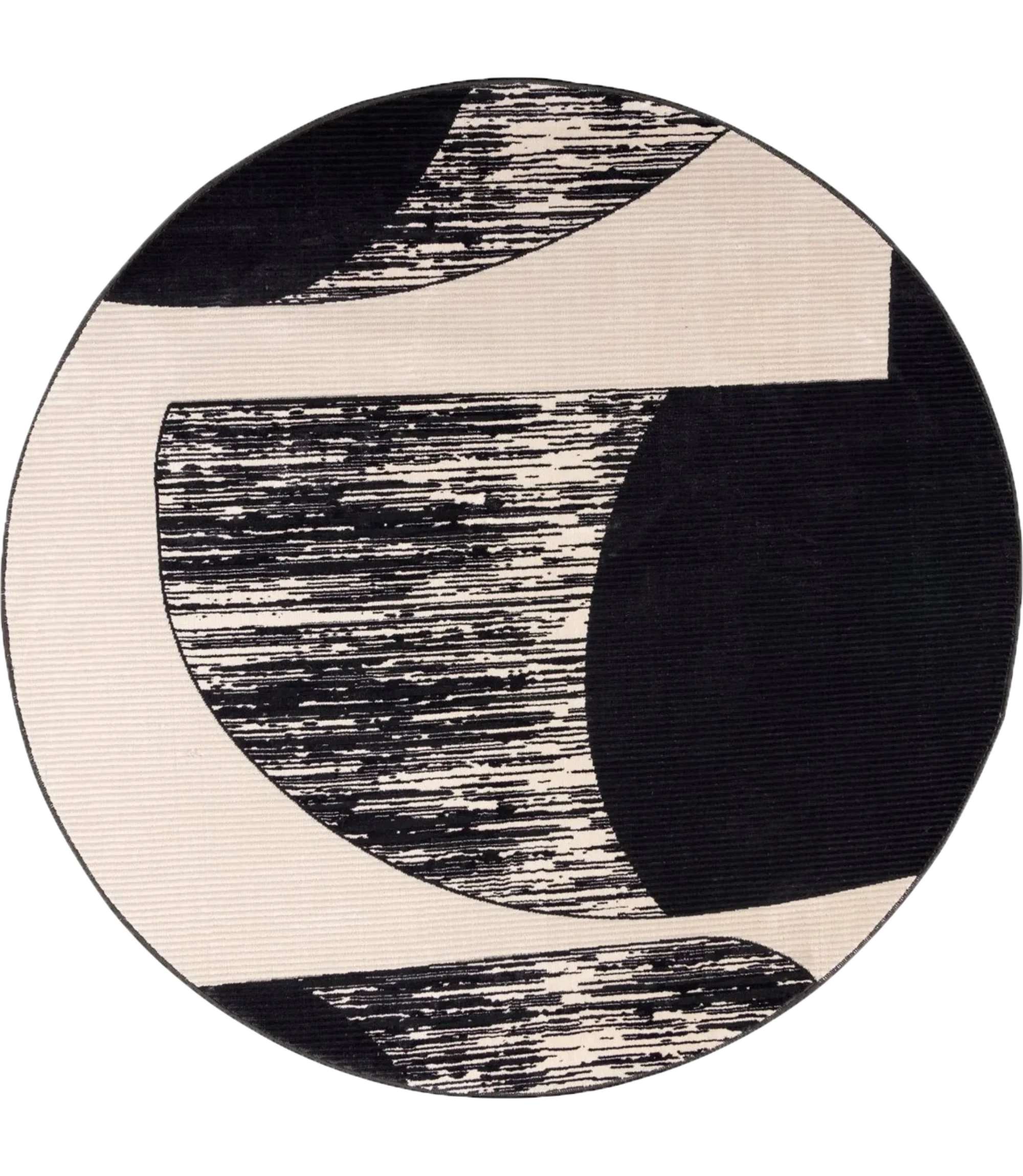 Bold Slice Geometric Art Rug