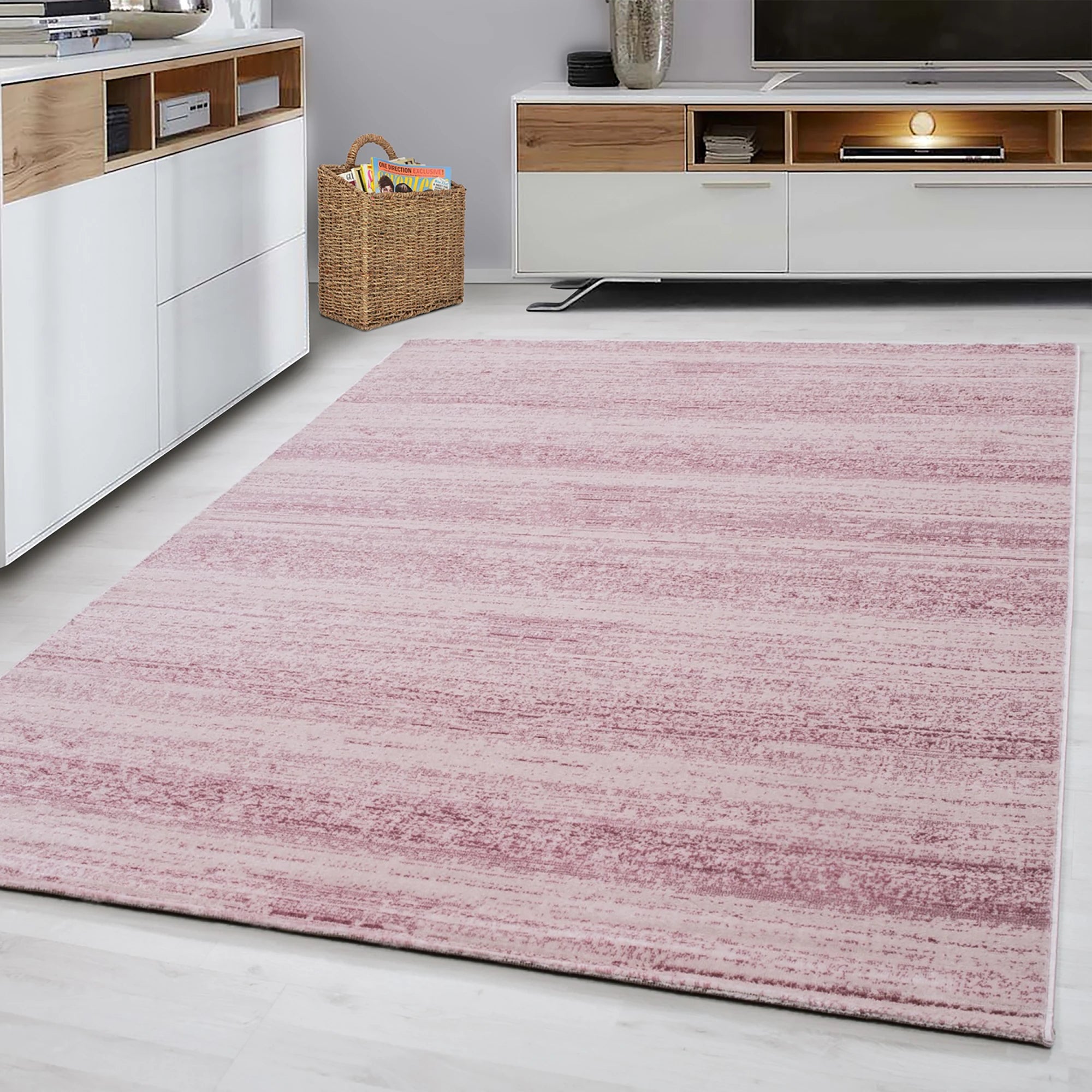 Clean Color Cozy Area Rug