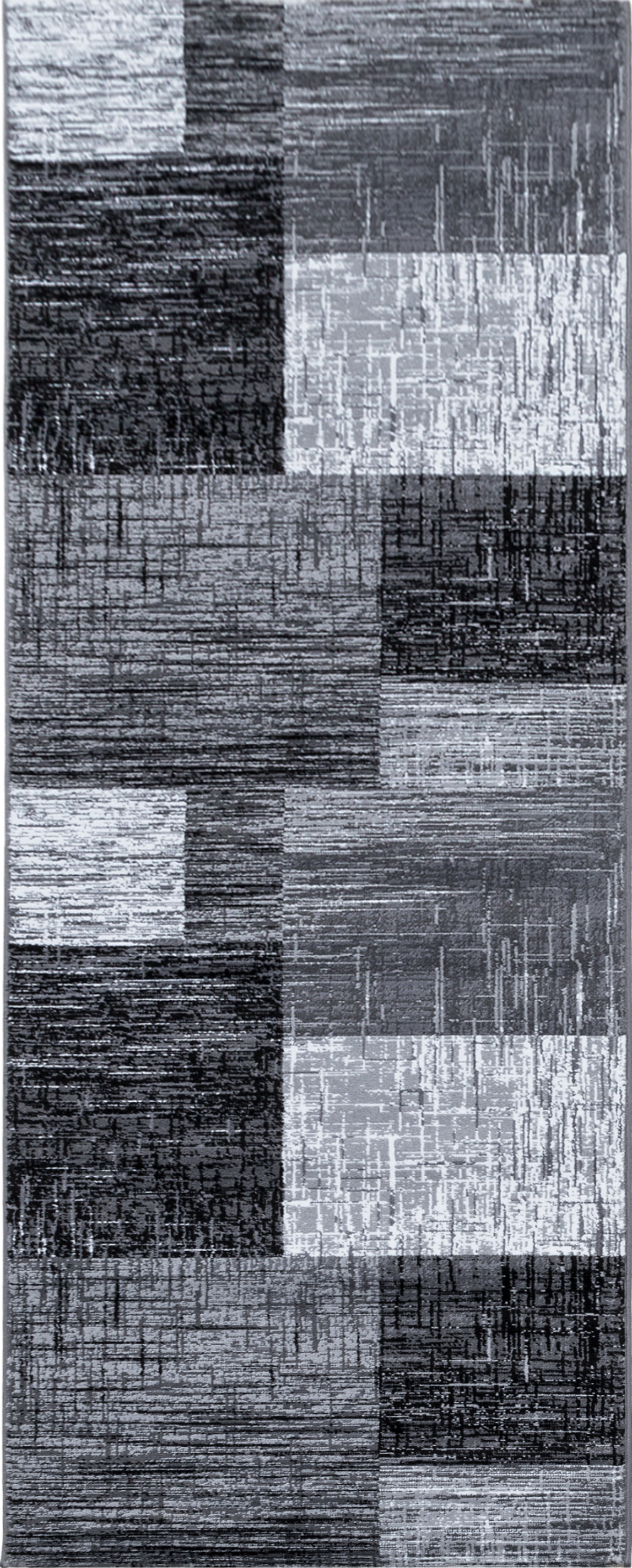 abstrakt-karierter Karo-Teppich