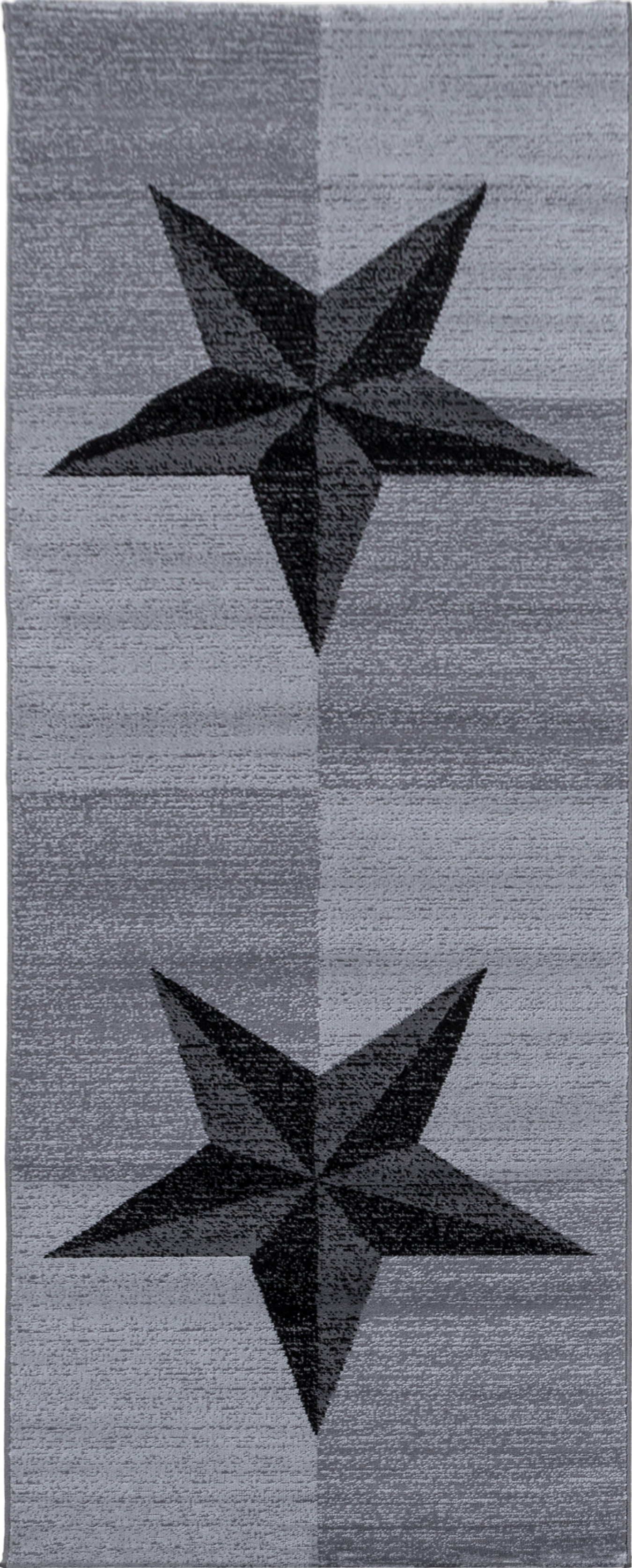 Stars Stylish Area Rug Gray