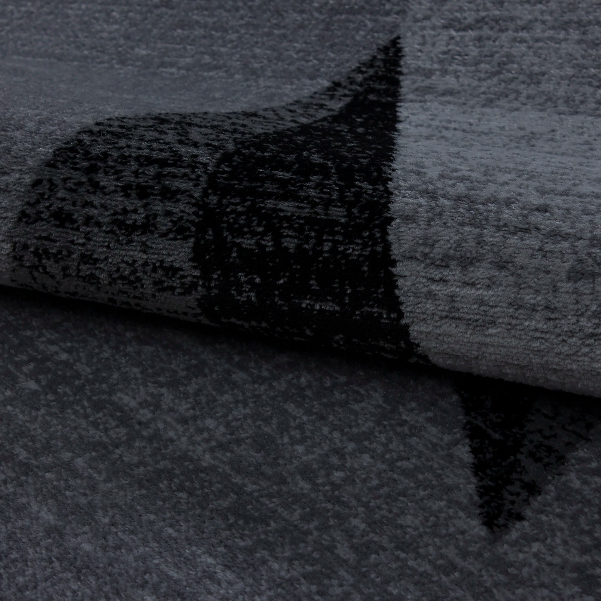 Stars Stylish Area Rug Gray