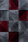Checkered Chic Rug Red