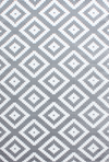 Geometric Modern Rug Gray