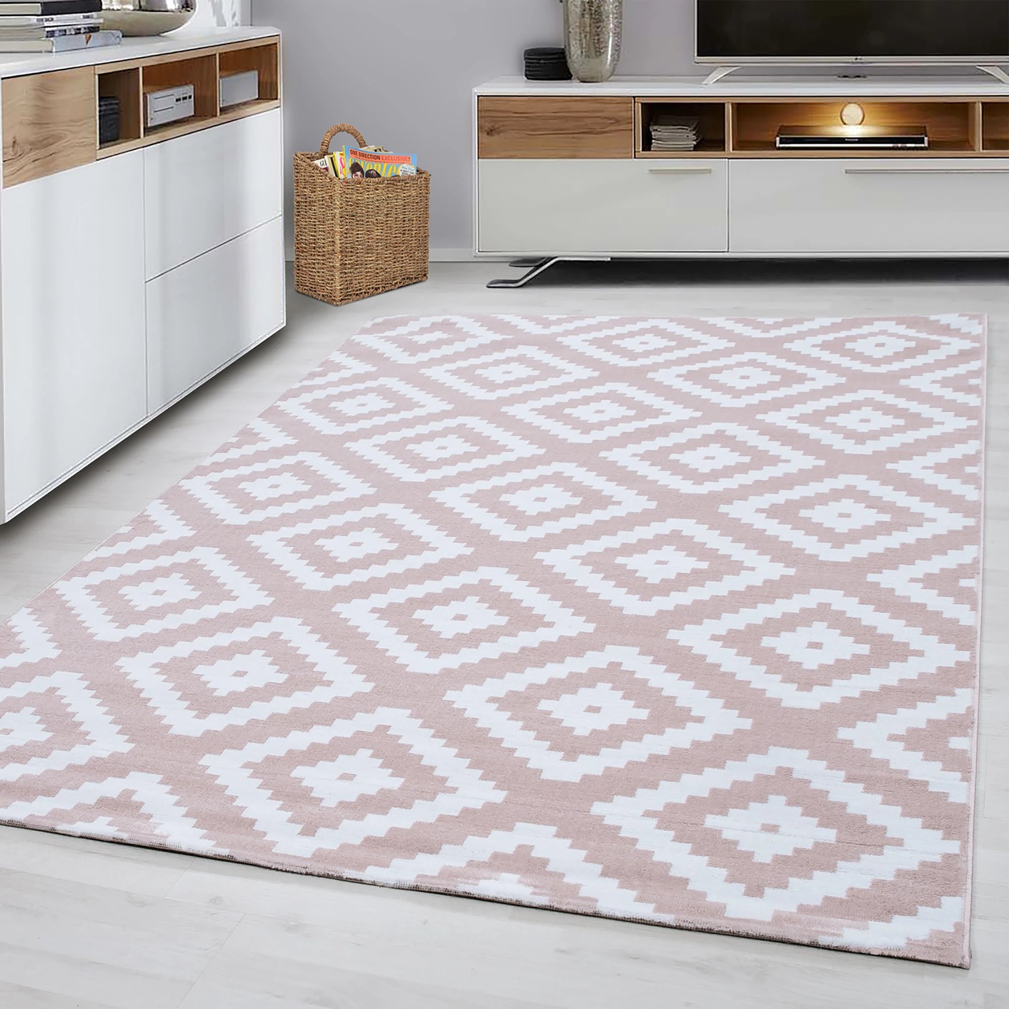 Diamond Rug Modern