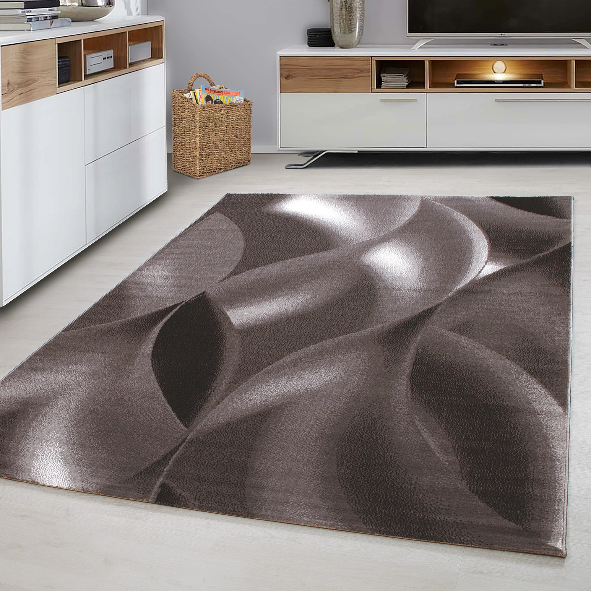 Abstract-waves Abstract Cozy Rug