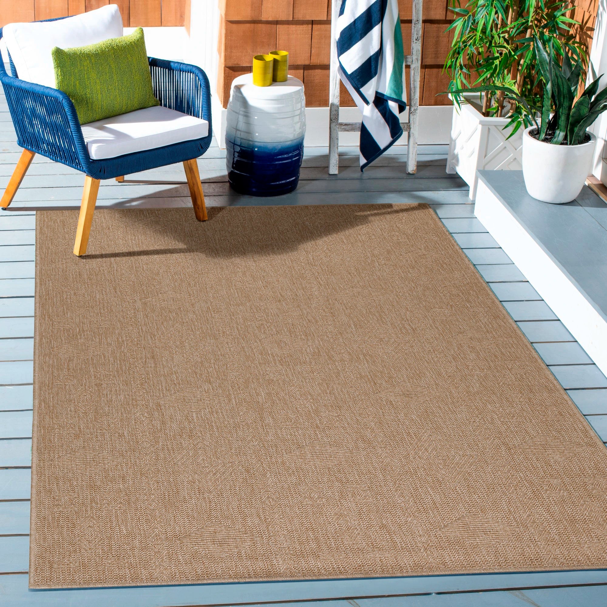 Moderner Vintage-Teppich in Beige