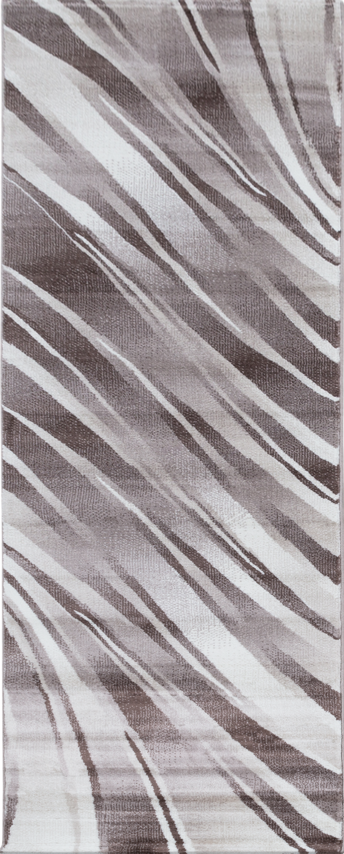 Abstract-waves Abstract Rug Brown