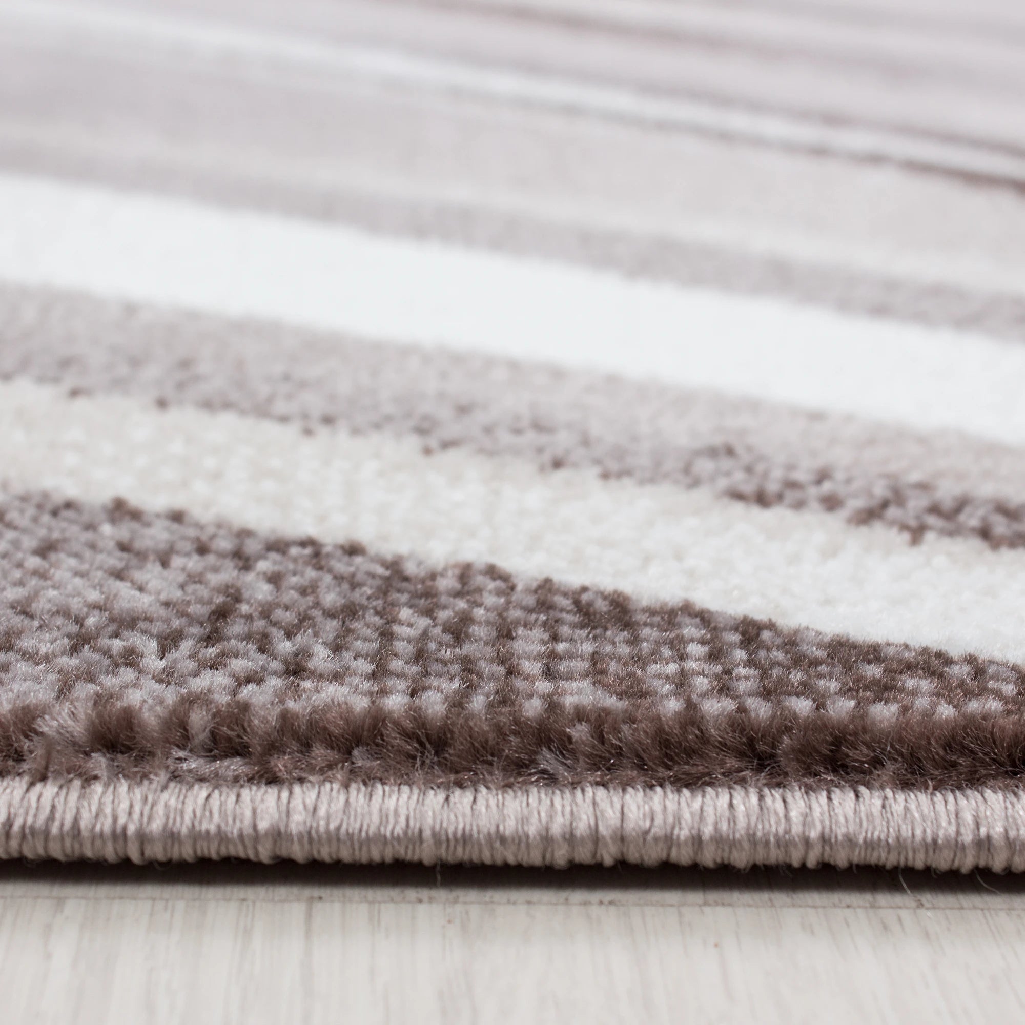 Abstract-waves Abstract Rug Brown
