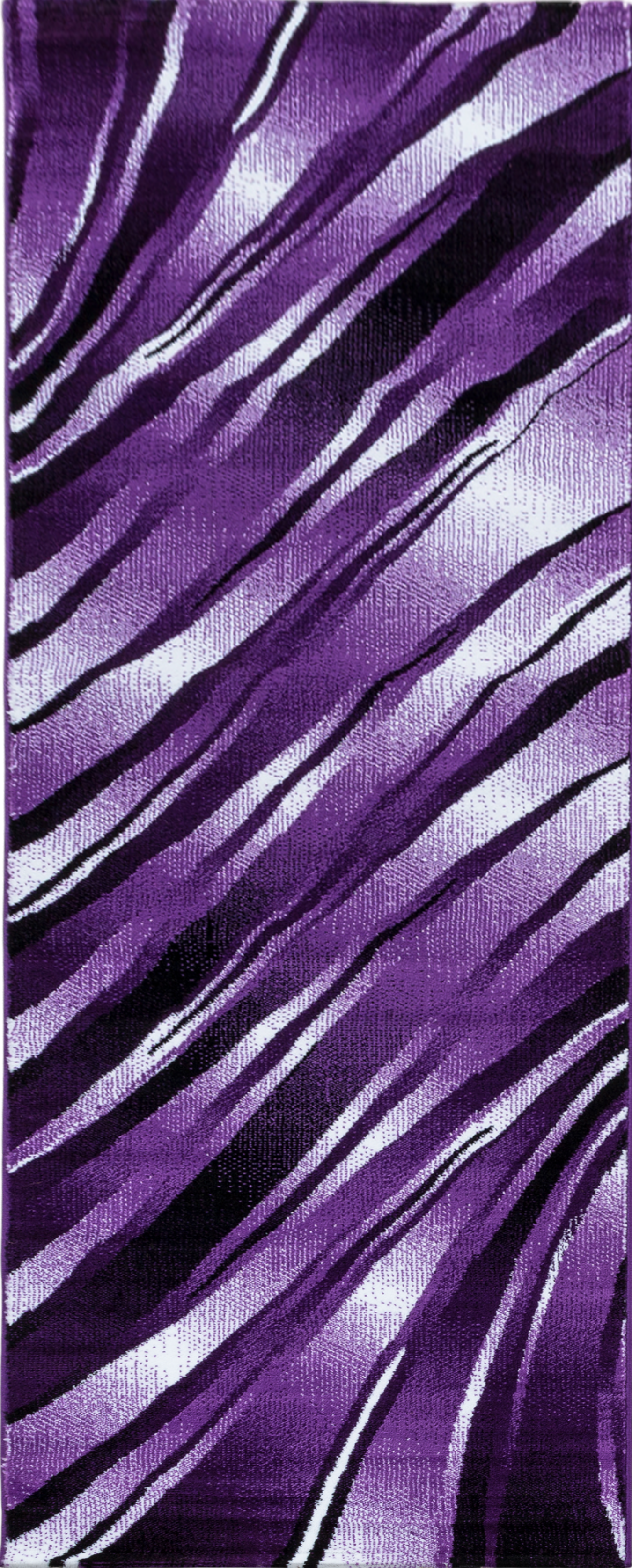Freeform Chic Teppich mit abstrakten Wellen