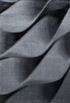 Abstract-waves Modernist Modern Area Rug Black