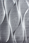 Ombre Chic Area Rug Black Black