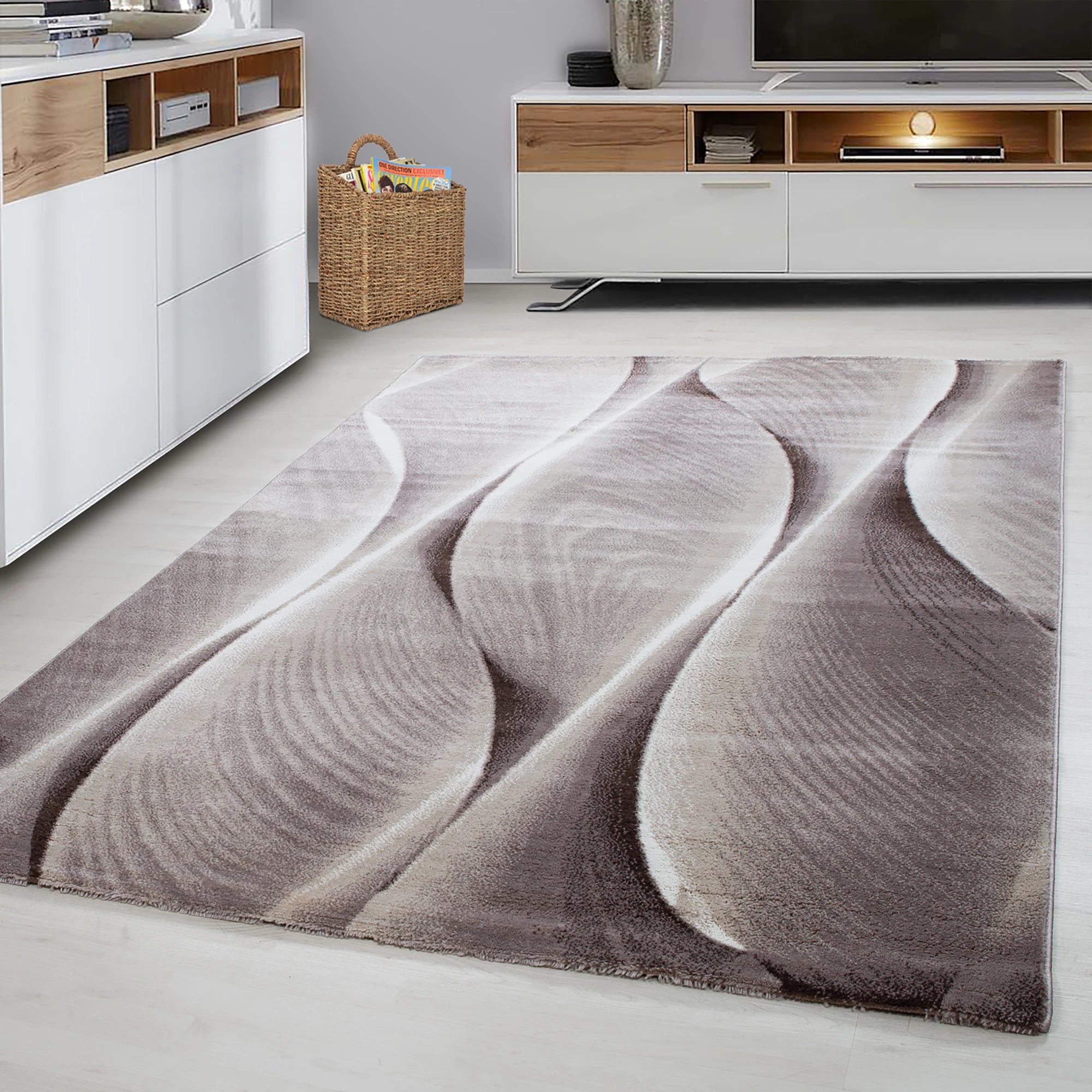 Ombre Rug Brown