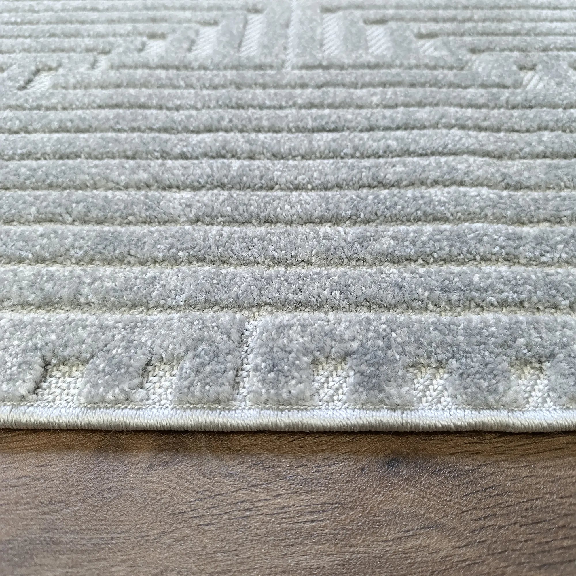 Geometric Gray Elegance Rug - Bella Rugs