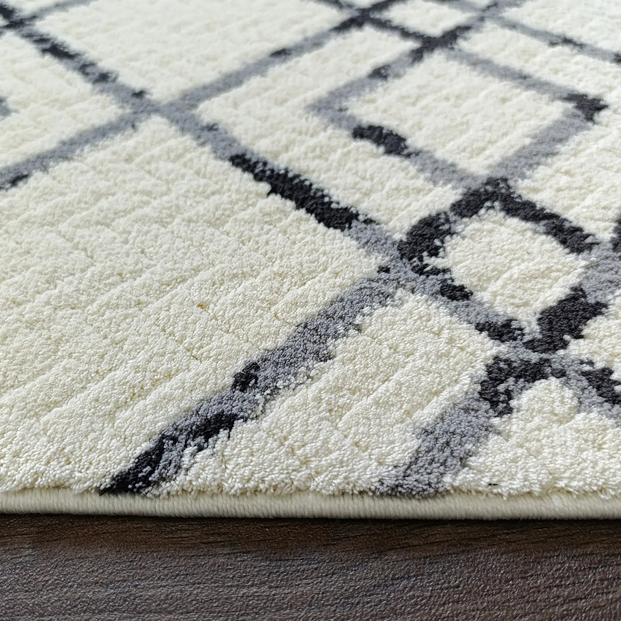 Geometric Harmony Rug Gray - Bella Rugs