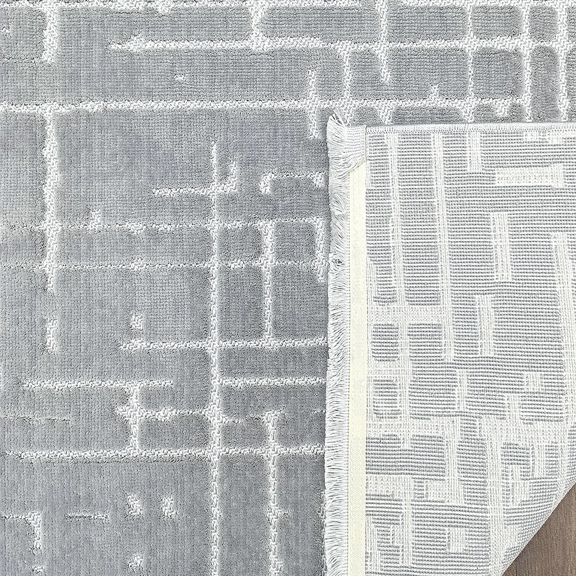 Linear Harmony Rug Gray - Bella Rugs