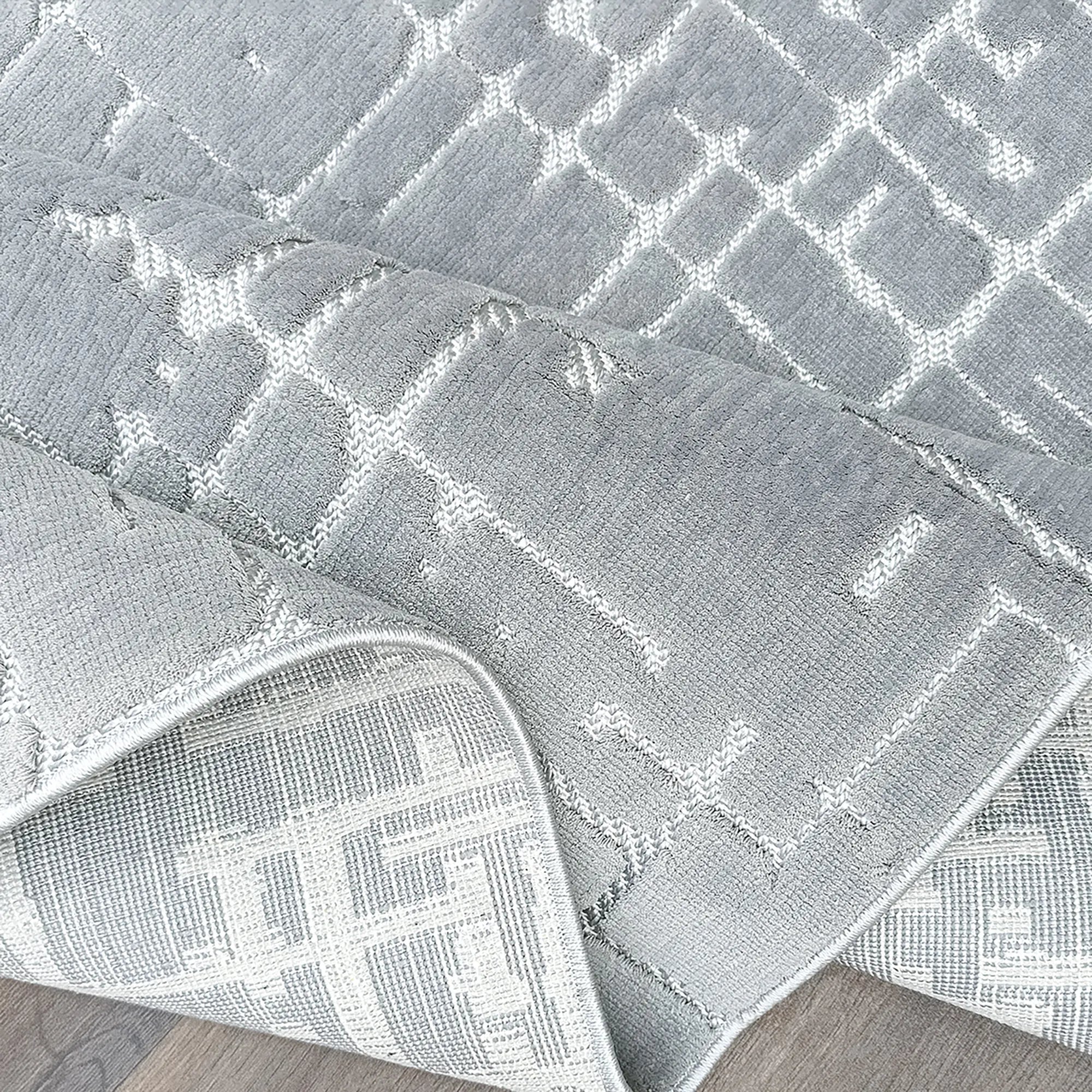 Linear Harmony Rug Gray - Bella Rugs