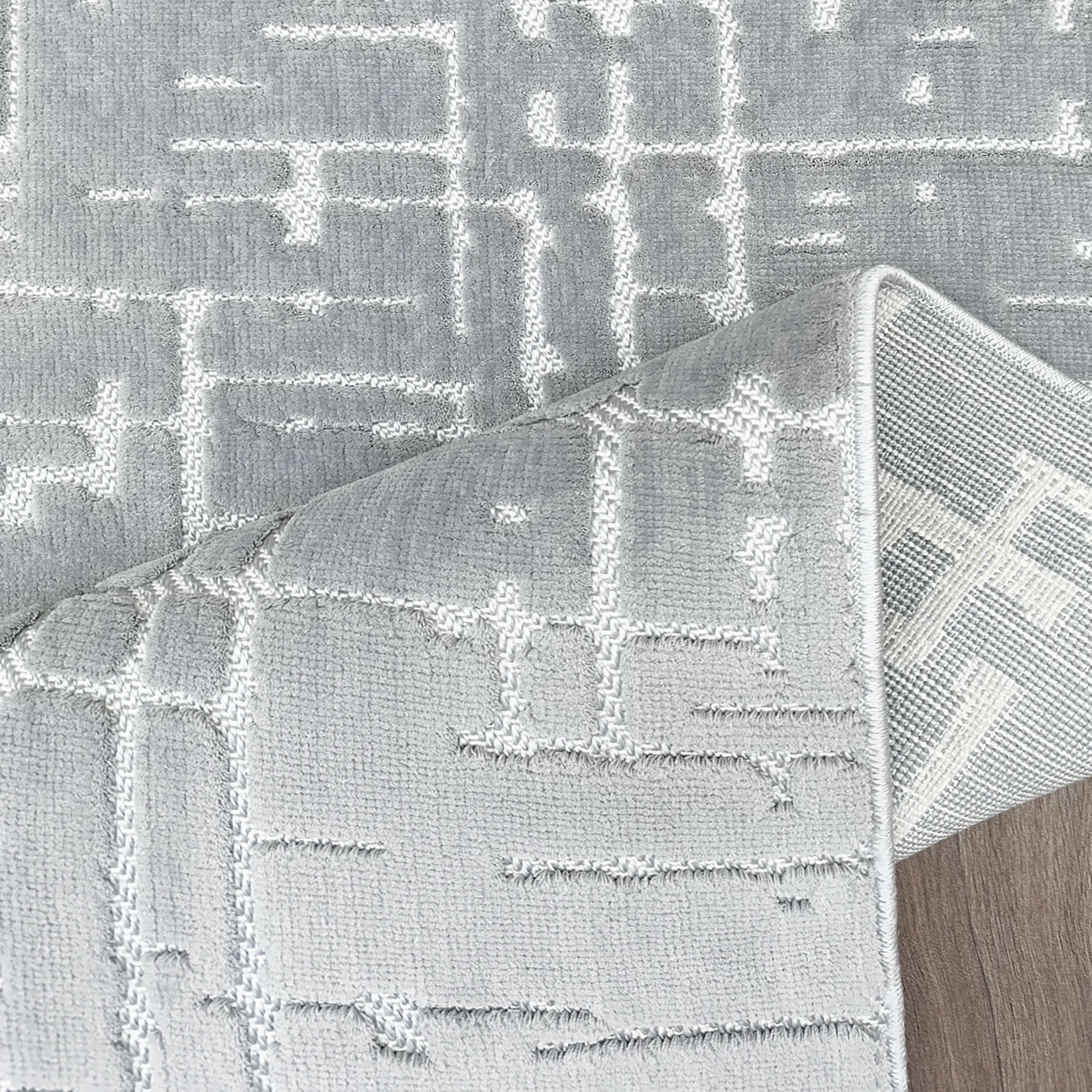 Linear Harmony Rug Gray - Bella Rugs