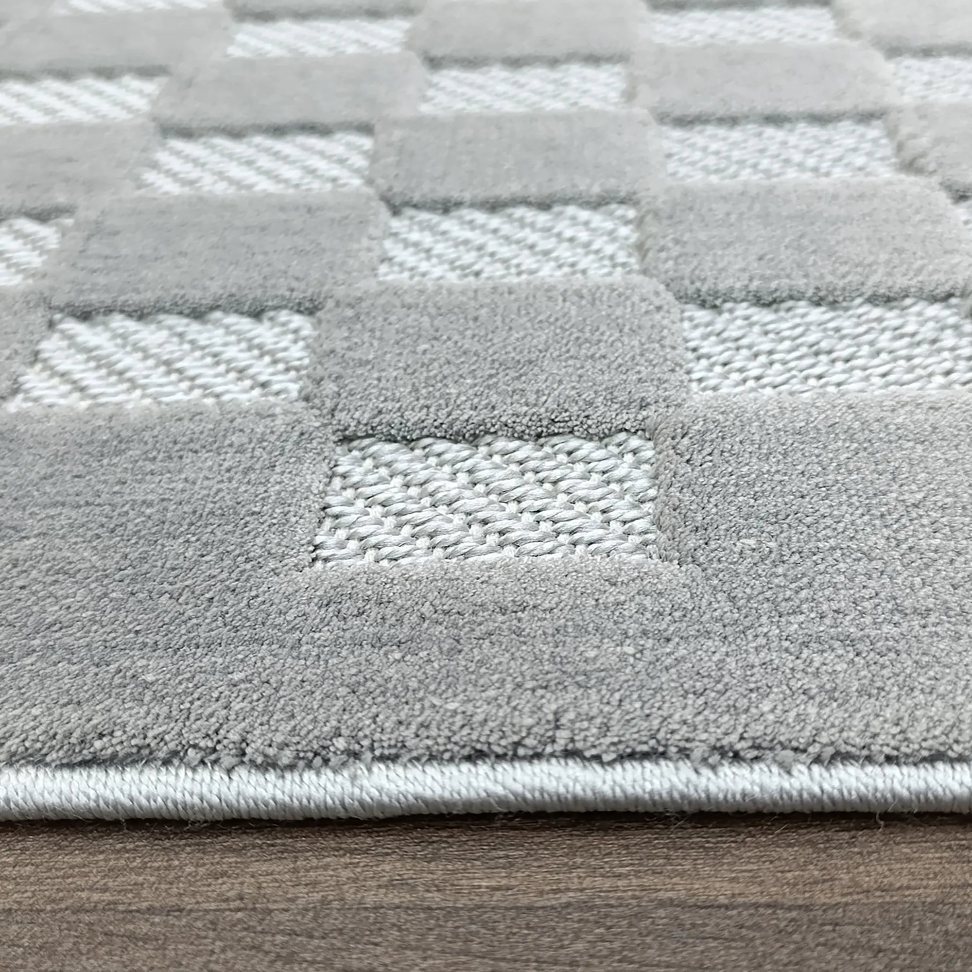 Modern Grid Rug Gray - Bella Rugs