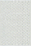 Nordic Check Rug White White