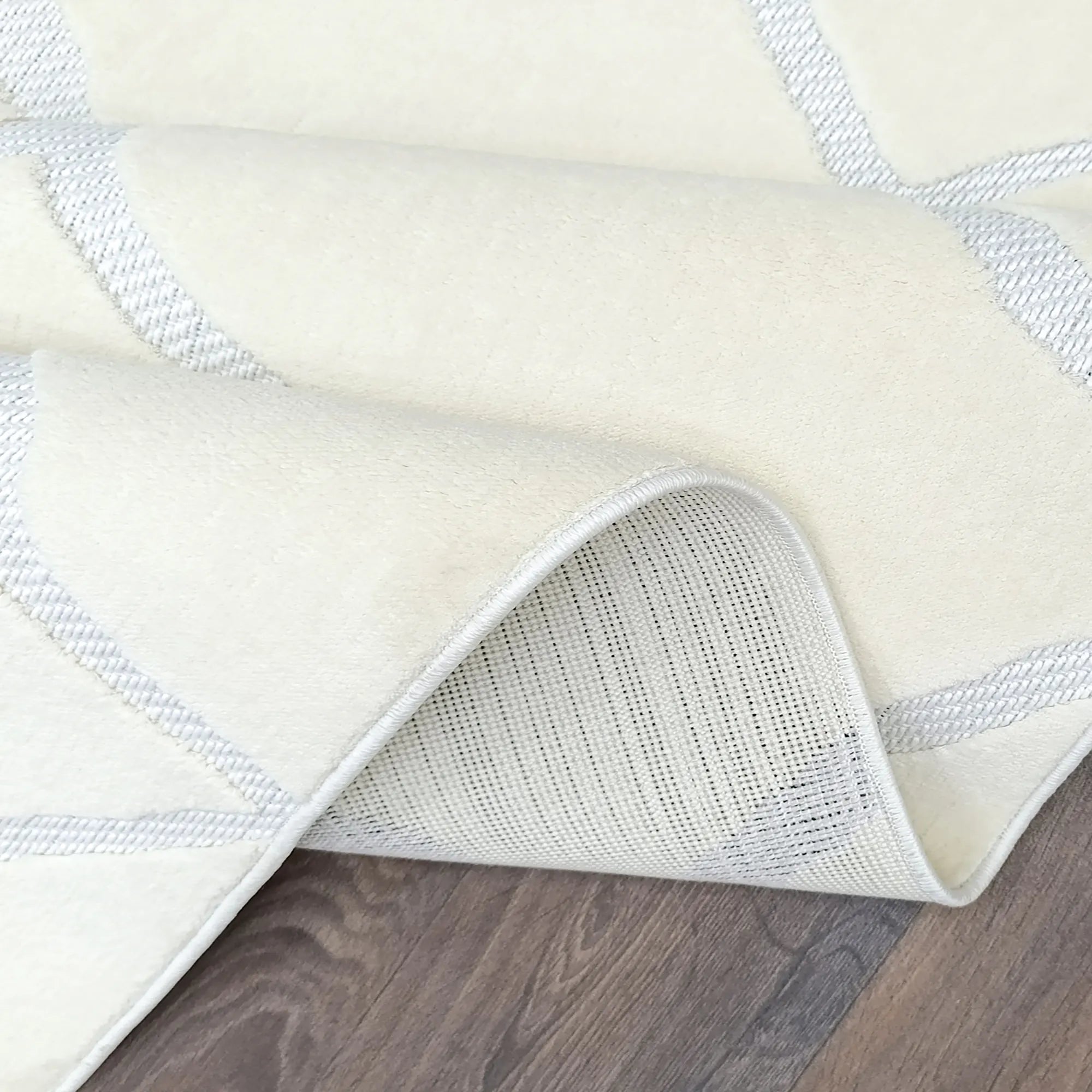 Scandi Line Rug White - Bella Rugs