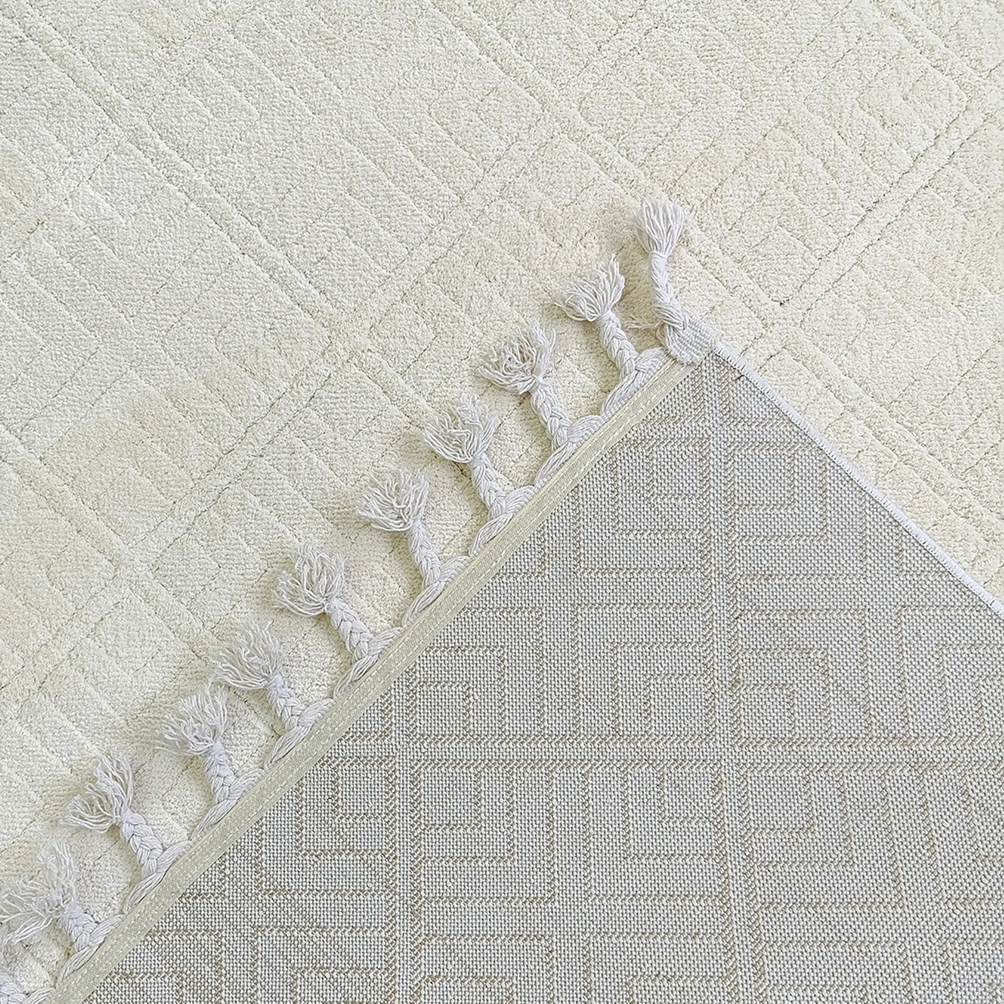 Scandi Touch Rug White - Bella Rugs