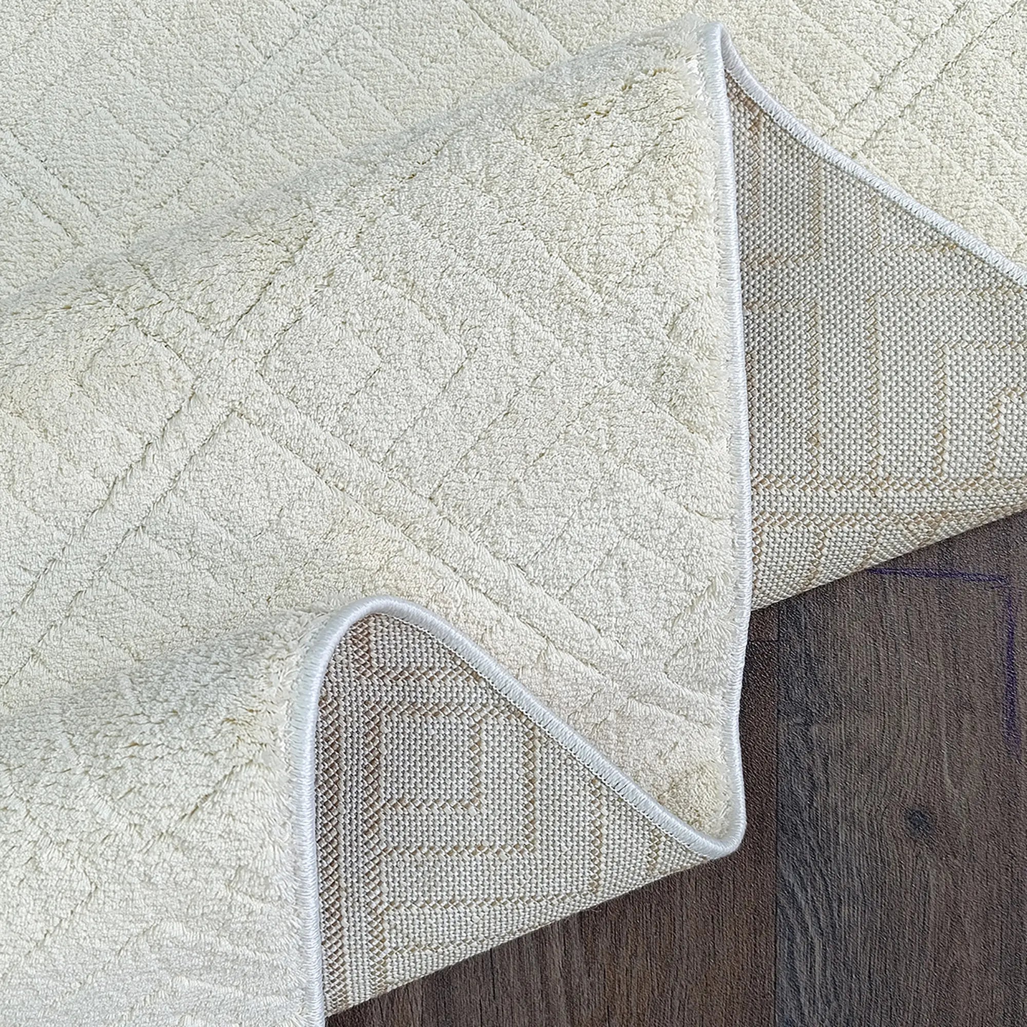 Scandi Touch Rug White - Bella Rugs