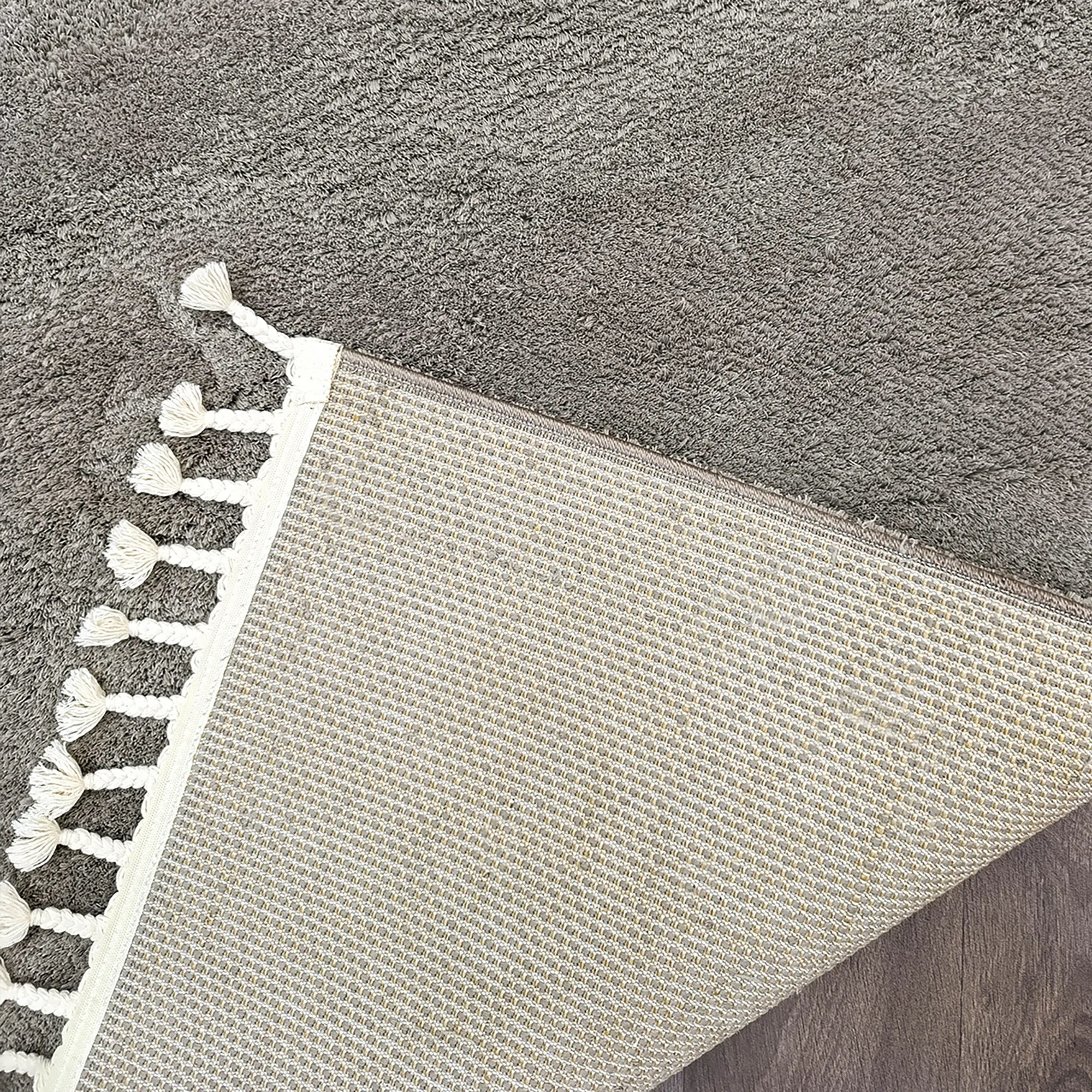 Soft Shaggy Carpet in Mink - Bella Rugs