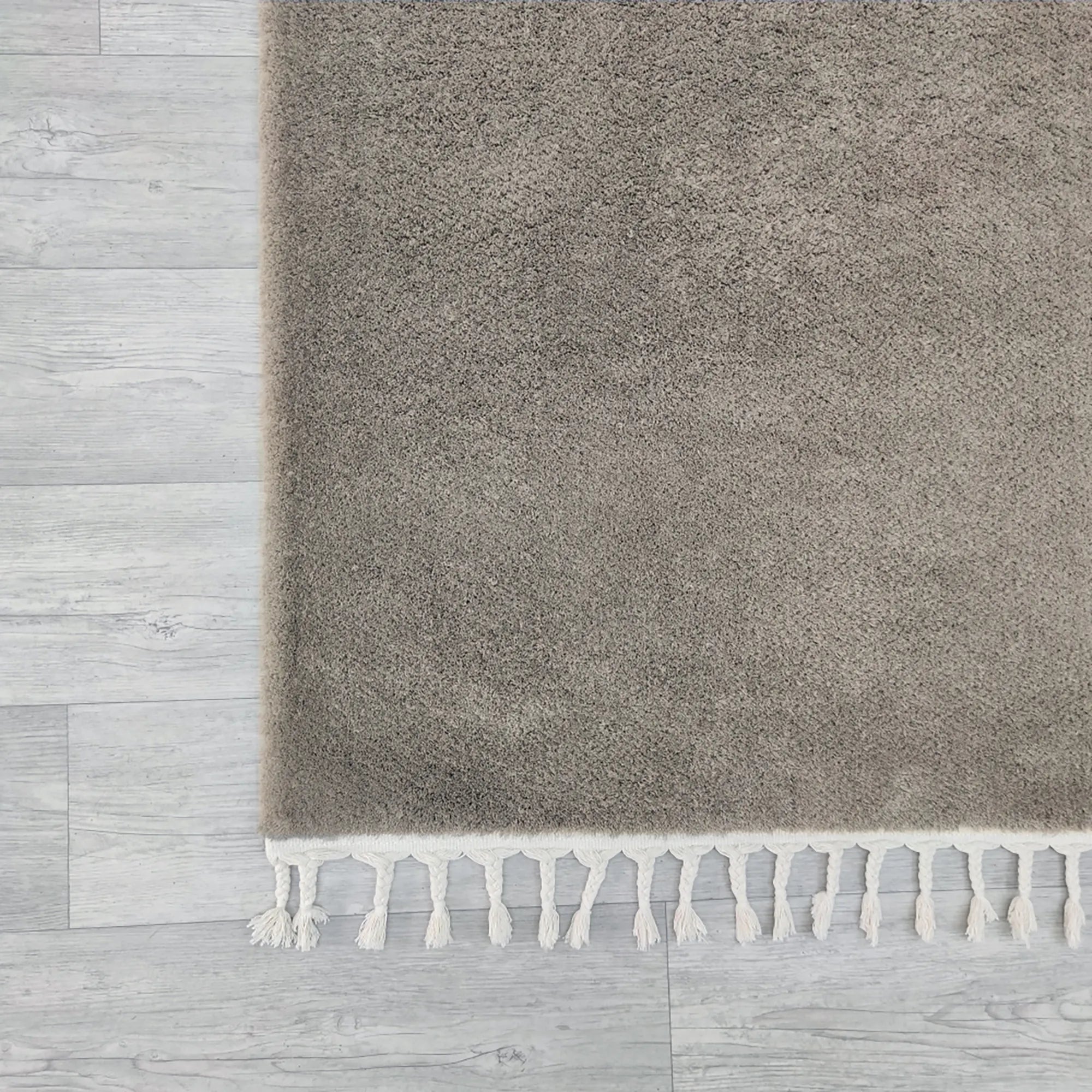 Soft Shaggy Carpet in Mink - Bella Rugs
