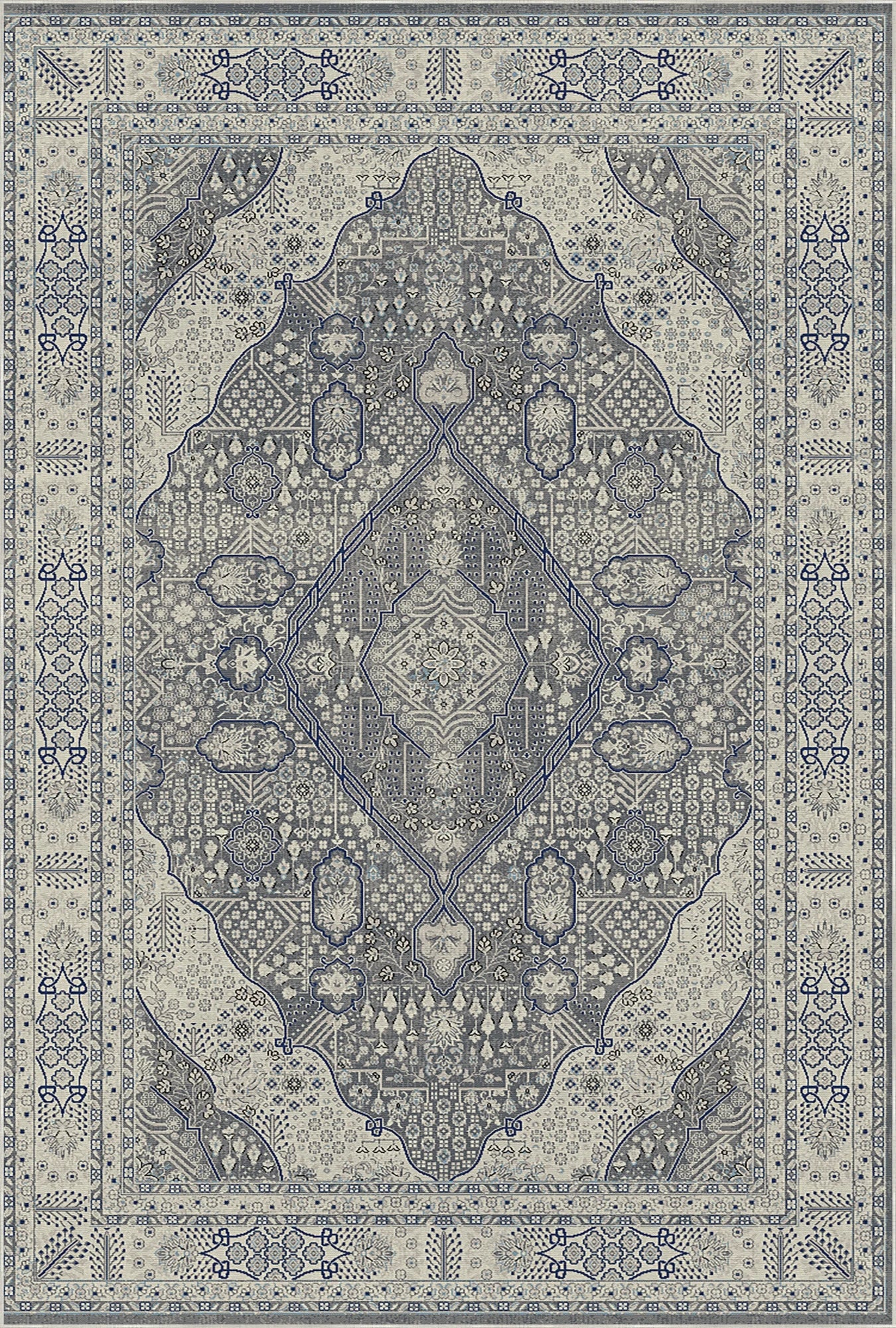 Kathedralen Medaillon Alabasterteppich