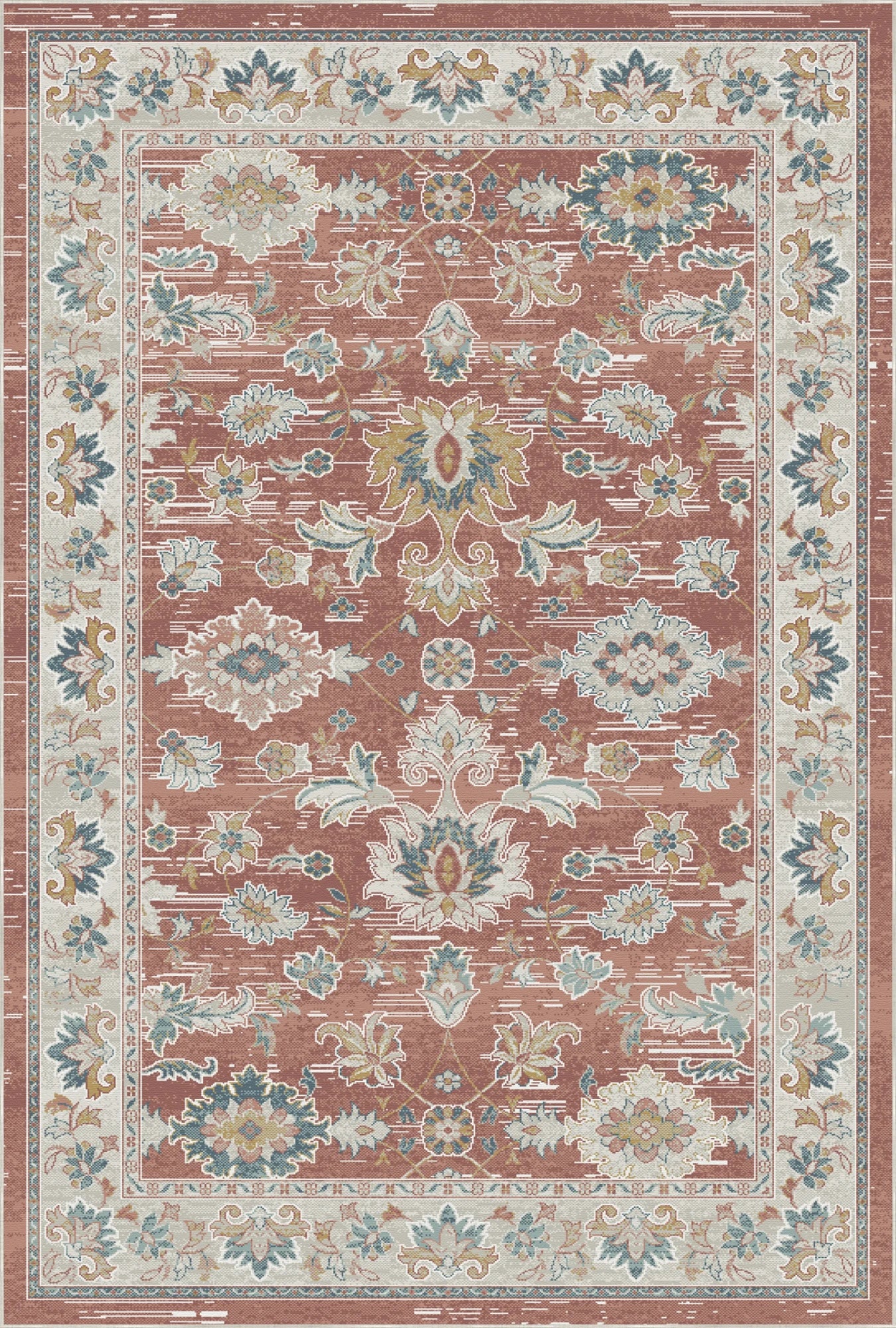 Teppich Ember Terracotta