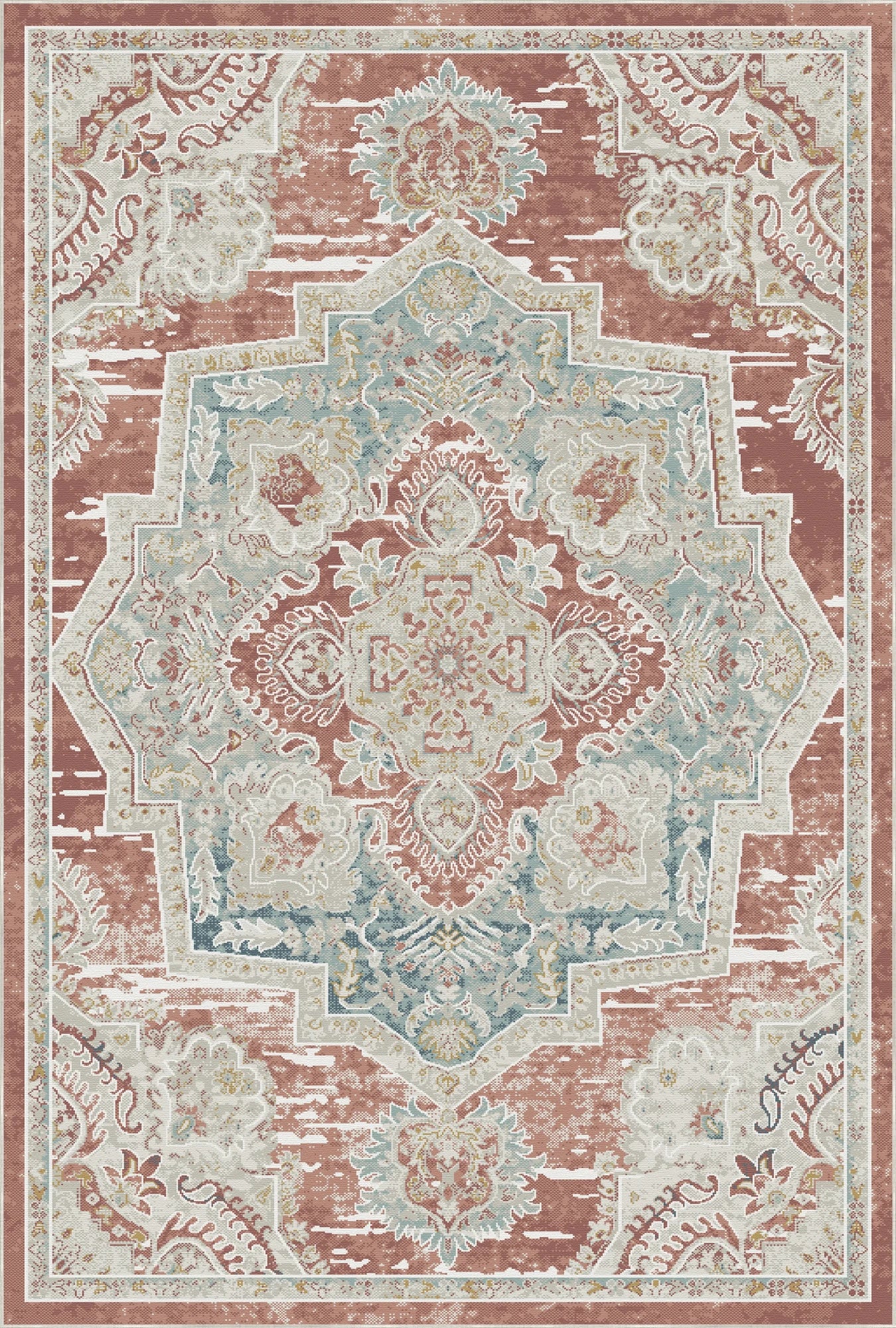 Wüstenthron Mosaik aus Terrakotta