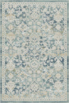 Dynasty Distressed Trellis Blau  Azurblau