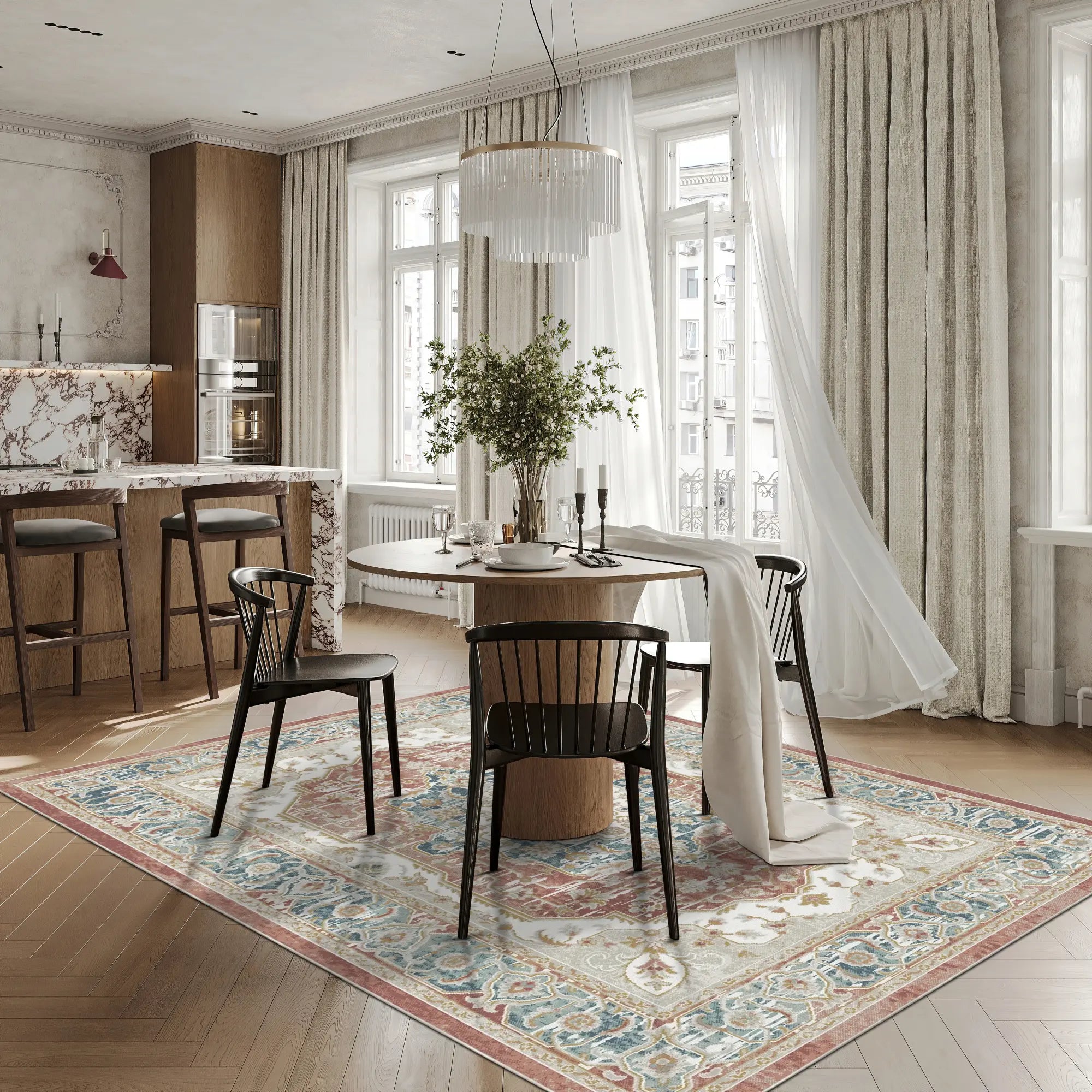 Regency Verziertes Medaillon Terrakotta