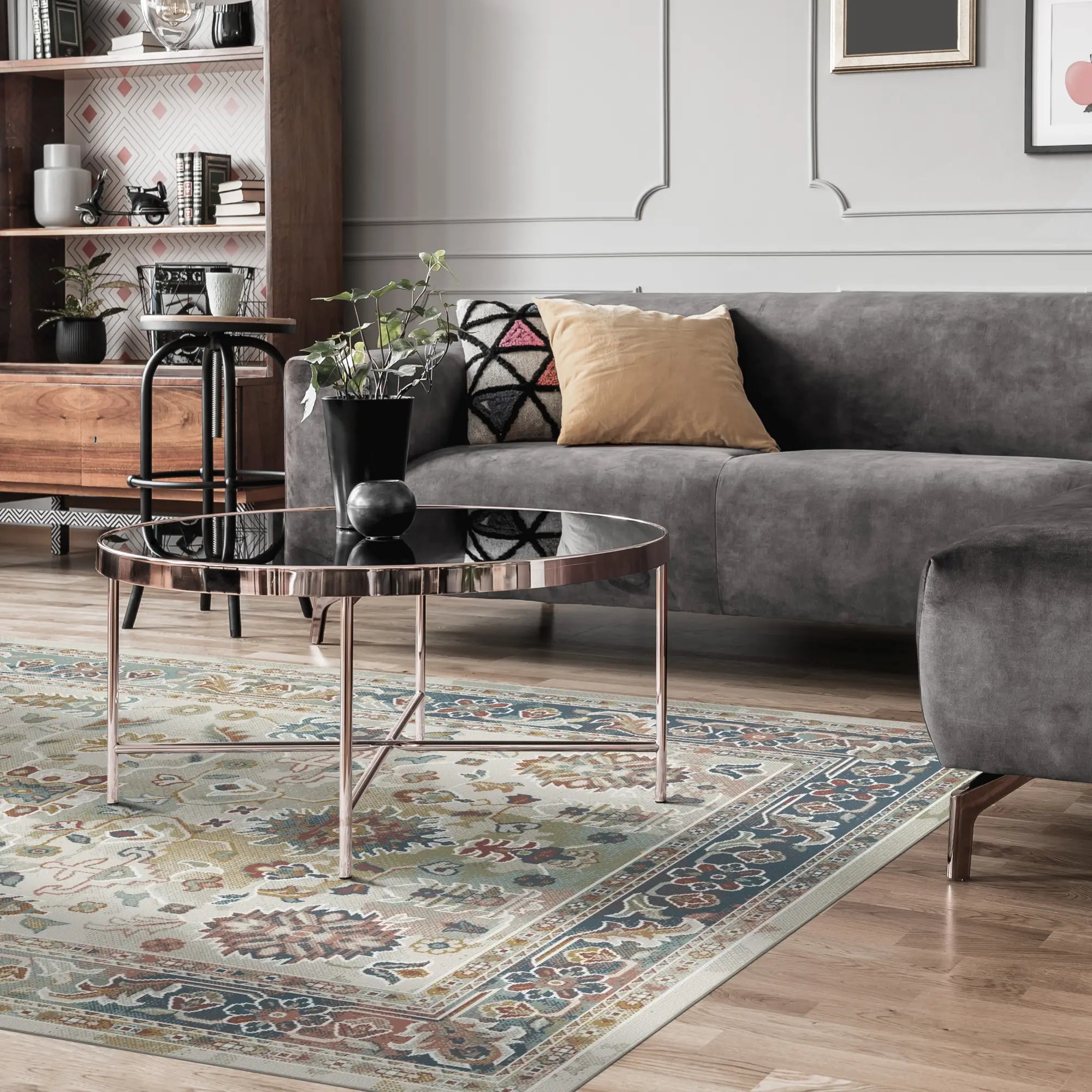 Legacy Verziertes Botanisch Blau