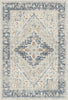 Marineblauer Elfenbein Heritage Teppich 