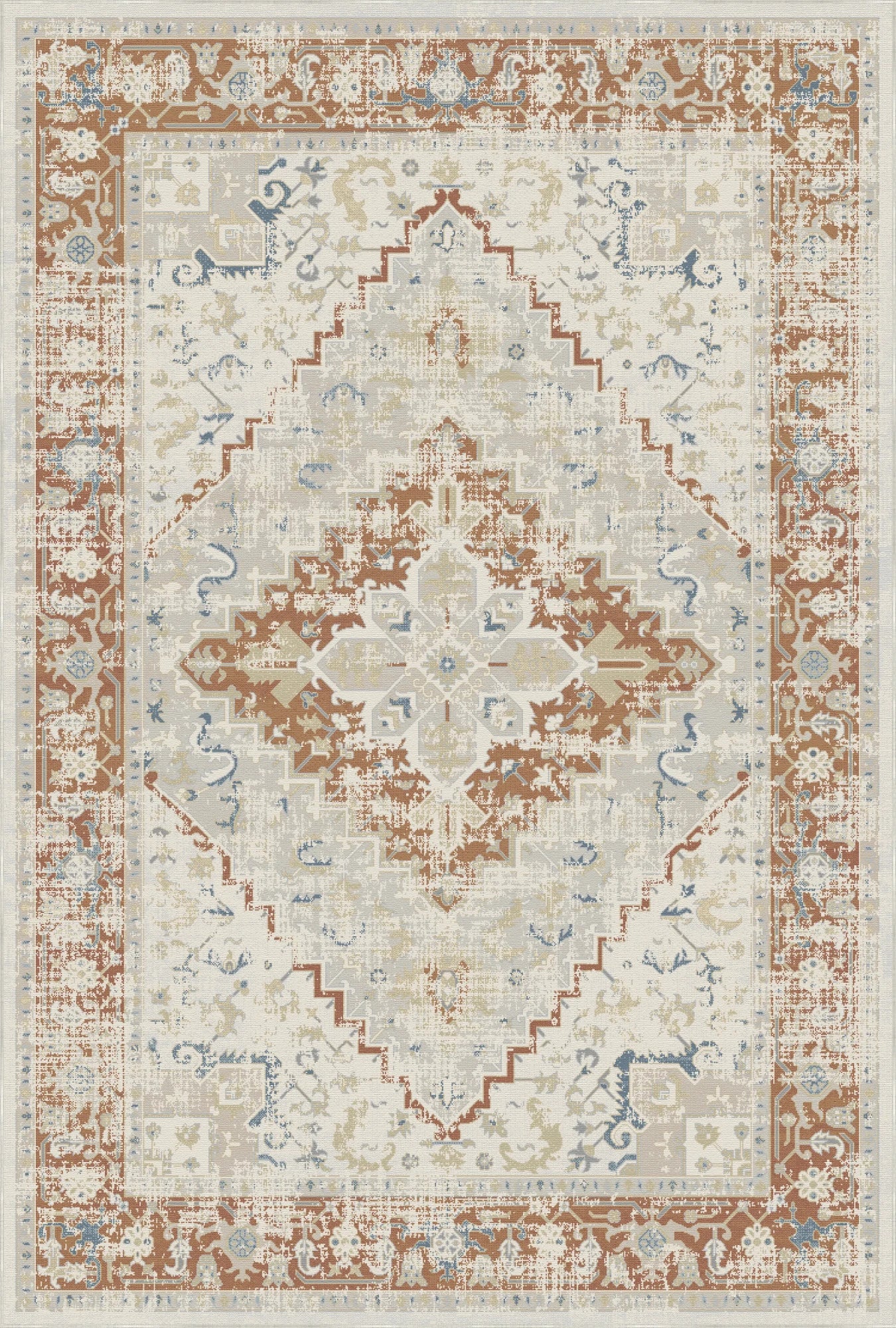 Amber Ivory Heritage Teppich