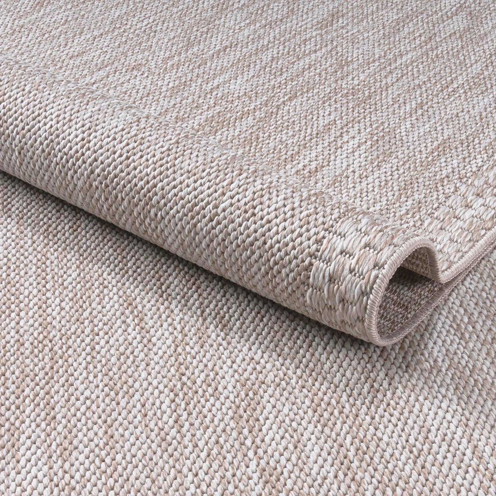 Linen Borderline Flatweave Rug