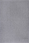 Steel Borderline Sisal-Style Rug Gray
