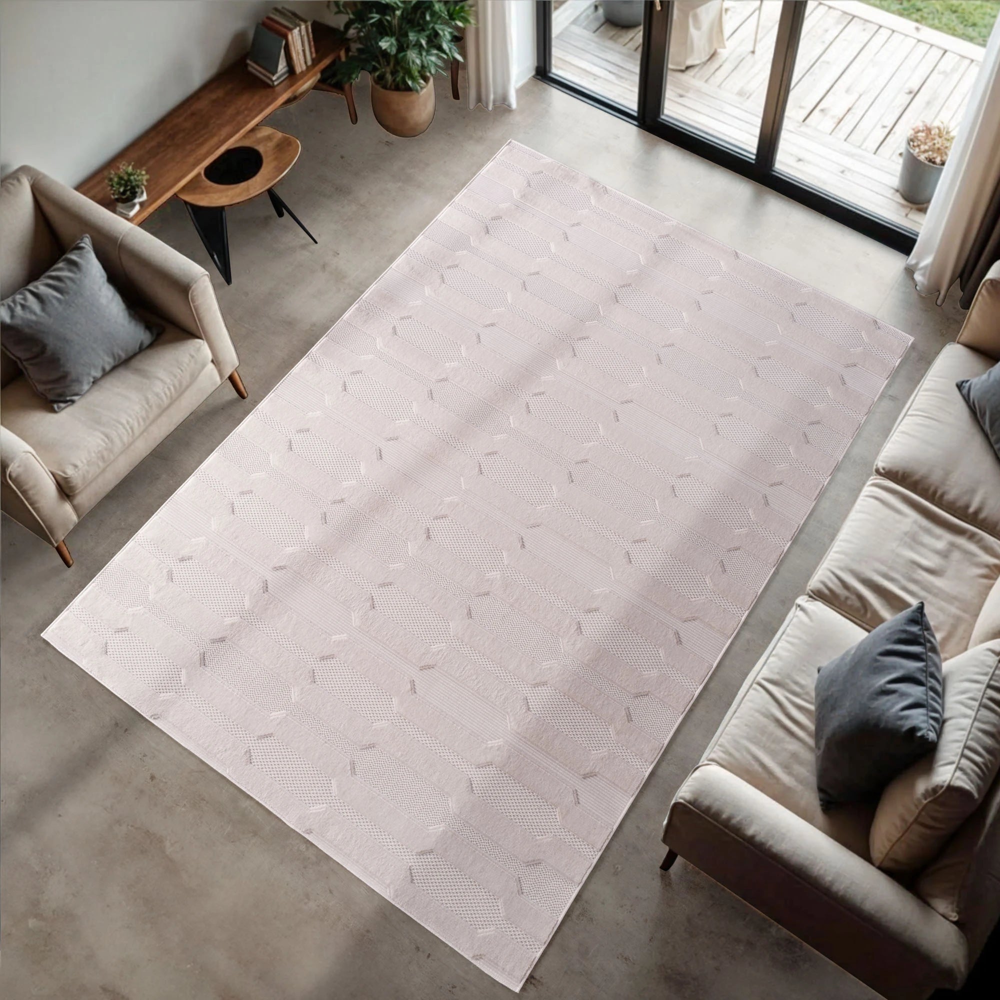 3d Design Neutral Premium Rug