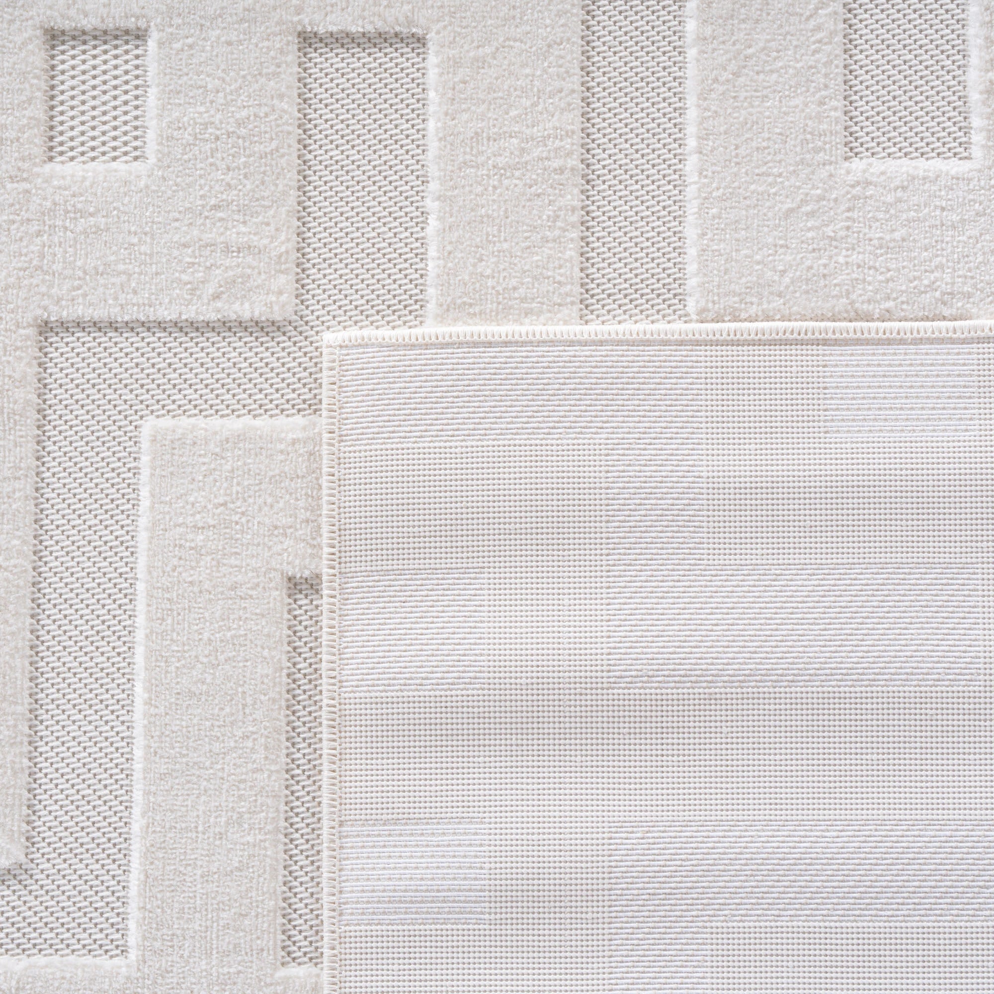 Stilvoller moderner Teppich im 3D-Design