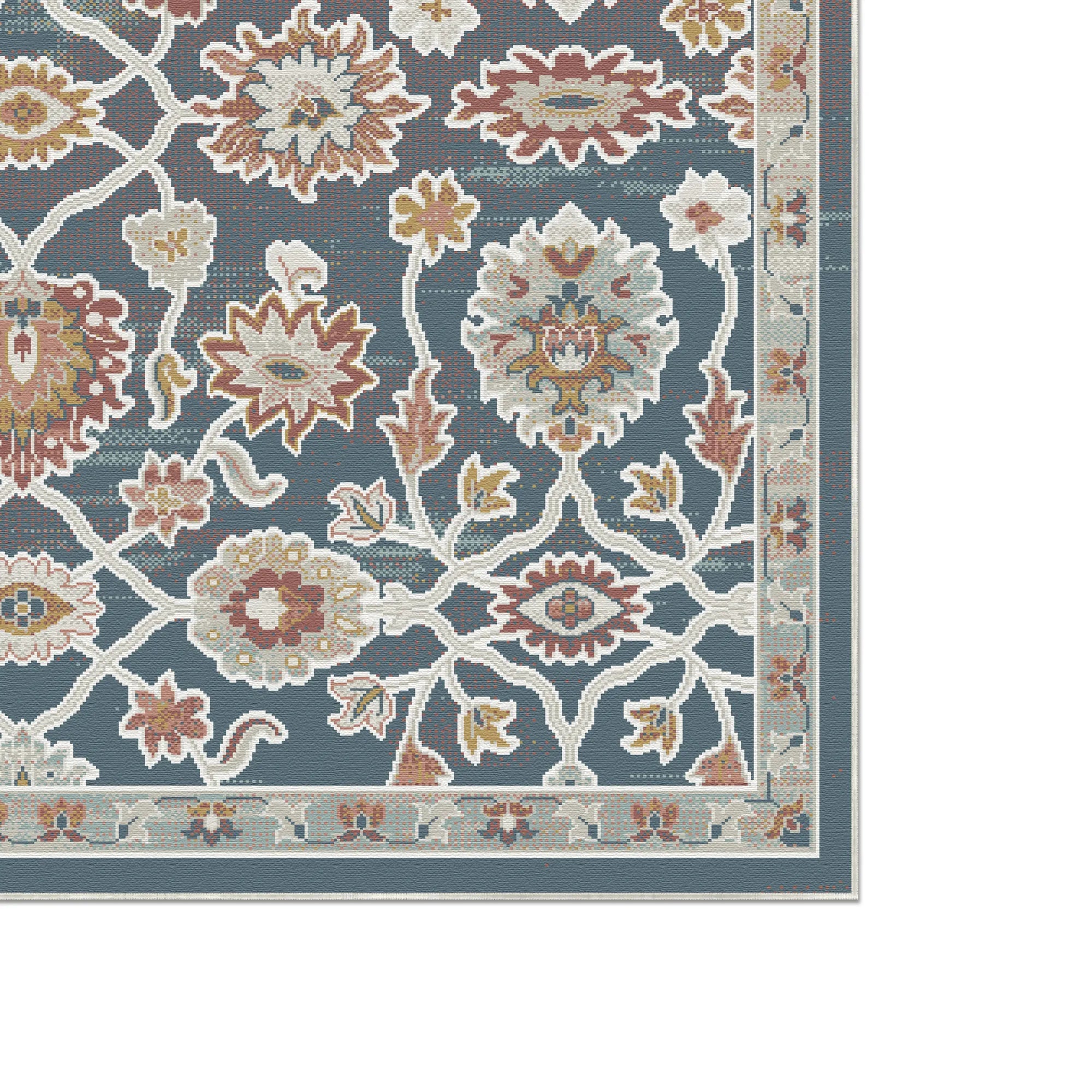 Kaiserliches Botanisches Gitter Blau